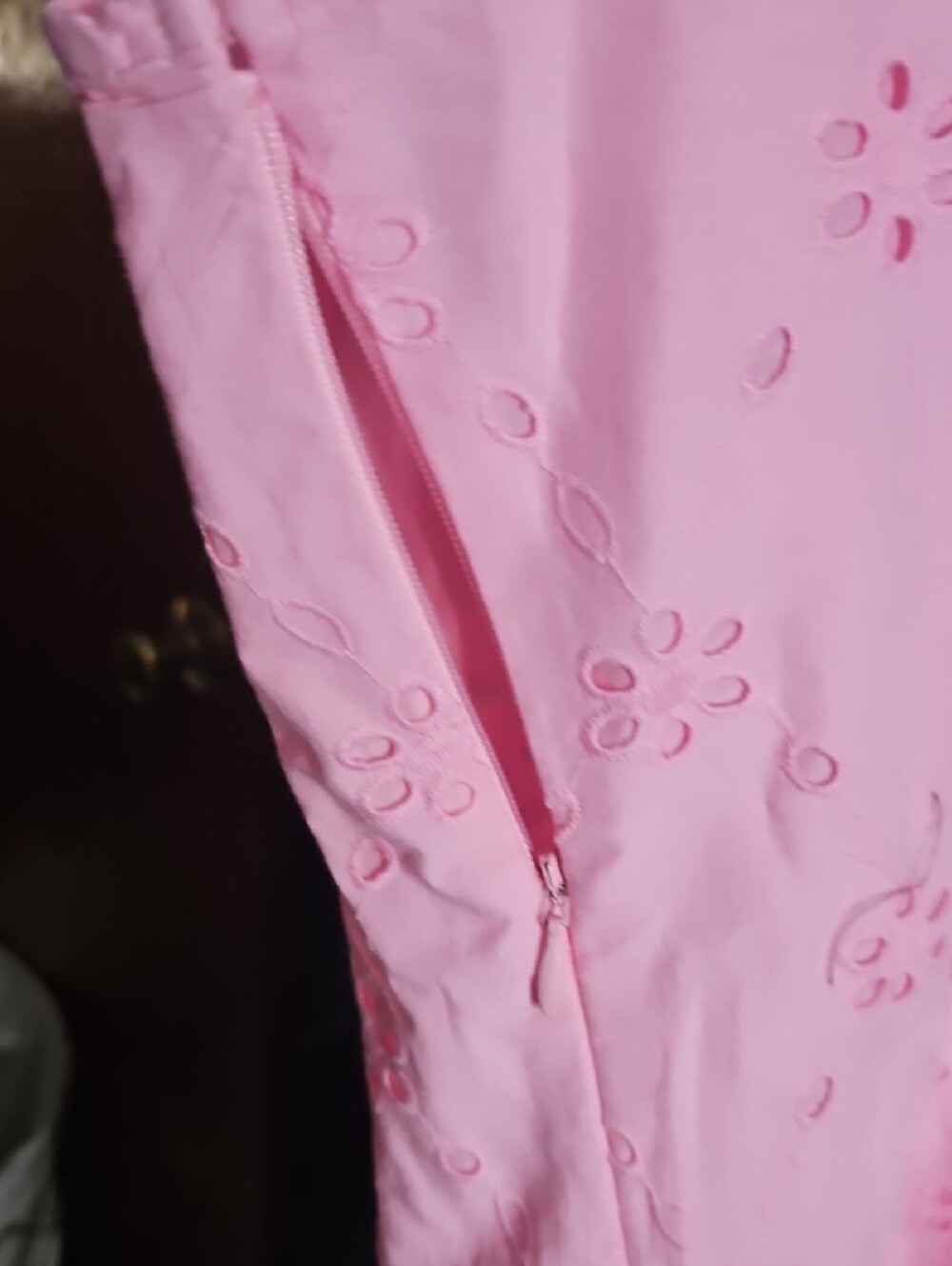 J. Crew Womens' Pink Eyelet Sundress - Picture 5 of 6